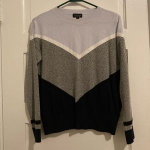 Topshop Lightweight Chevron Sweater